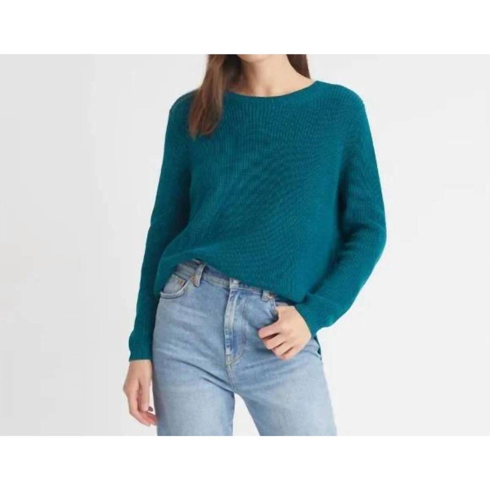 525 America Teal Crewneck Sweater